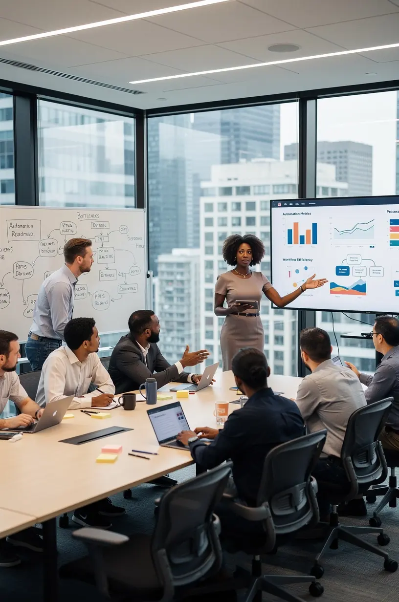 Modern creative workspace environment